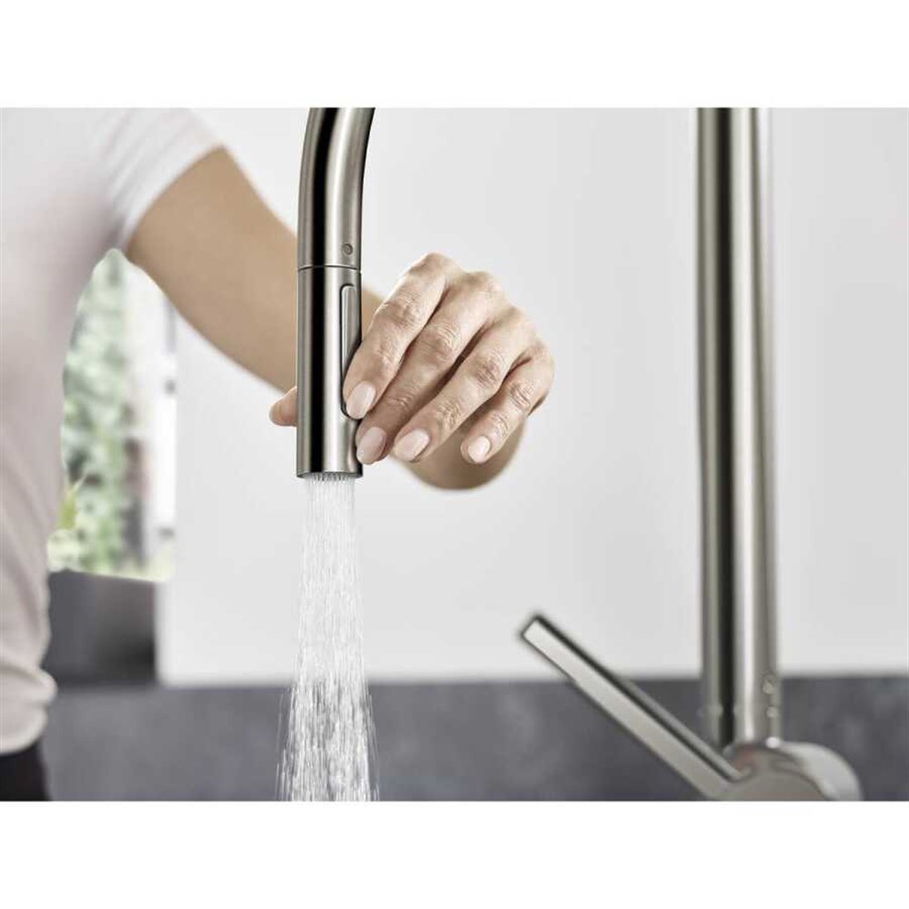Hansgrohe Talis M54 Eviye Bataryası Paslanmaz Çelik 72800800