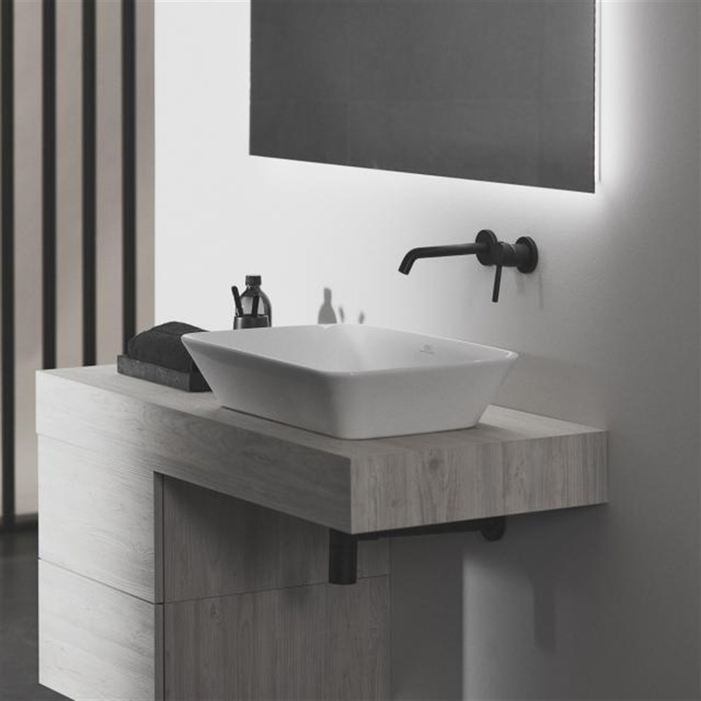 Ideal Standard Ceraline Ankastre Lavabo Bataryası (Sıva Üstü Grubu) Mat Siyah A6938XG