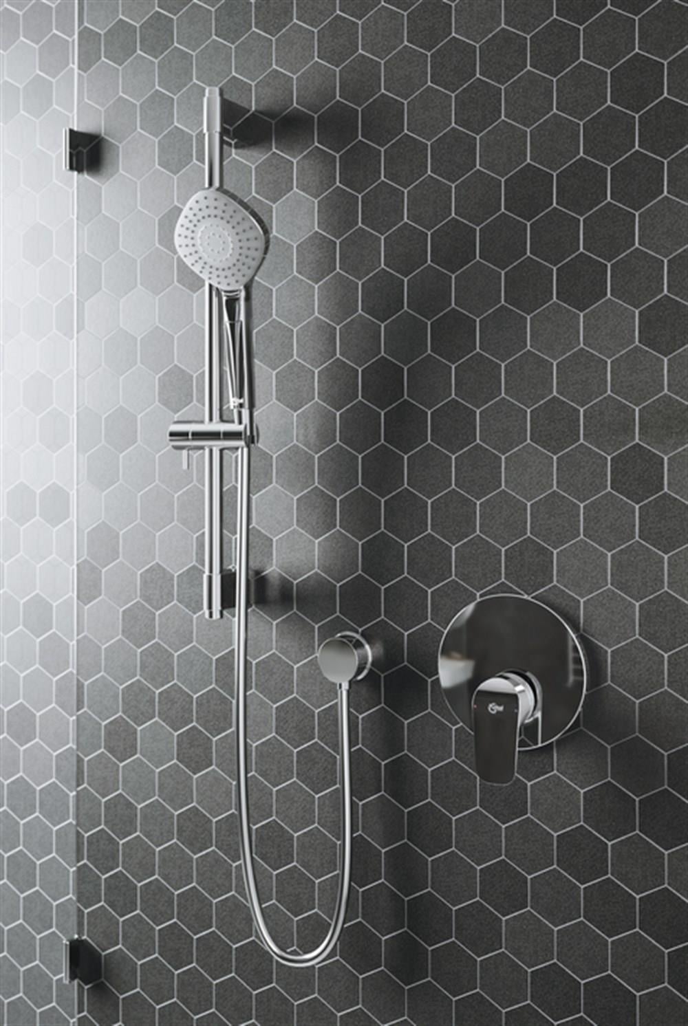 Ideal Standard IdealRain Evo Diamond 115 Sürgülü El Duş Takımı 60 cm Sürgü Krom B2234AA