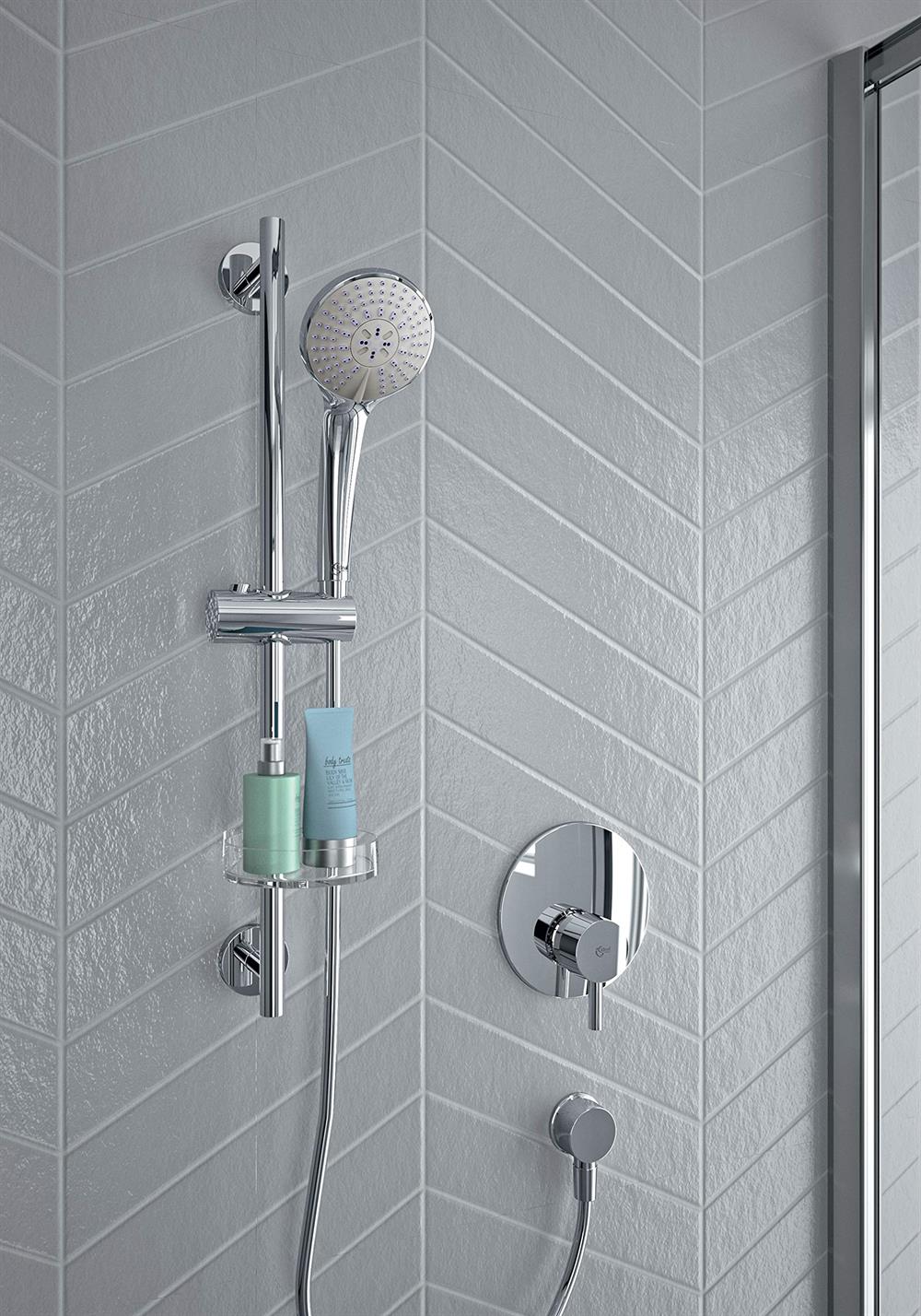Ideal Standard IdealRain Sürgülü Duş Seti 10 cm Çap Krom B9415AA