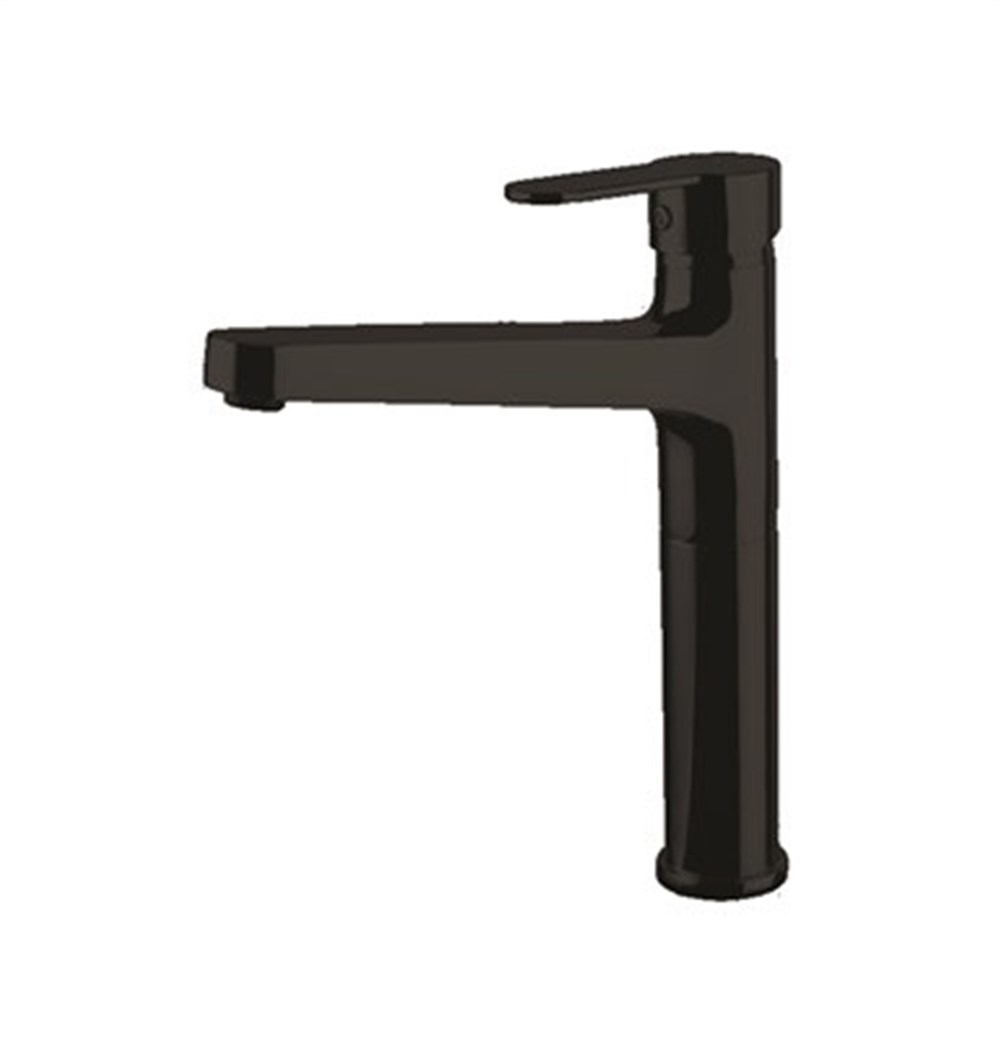 Newarc Domino Çanak Tipi Lavabo Bataryası Siyah 971001B