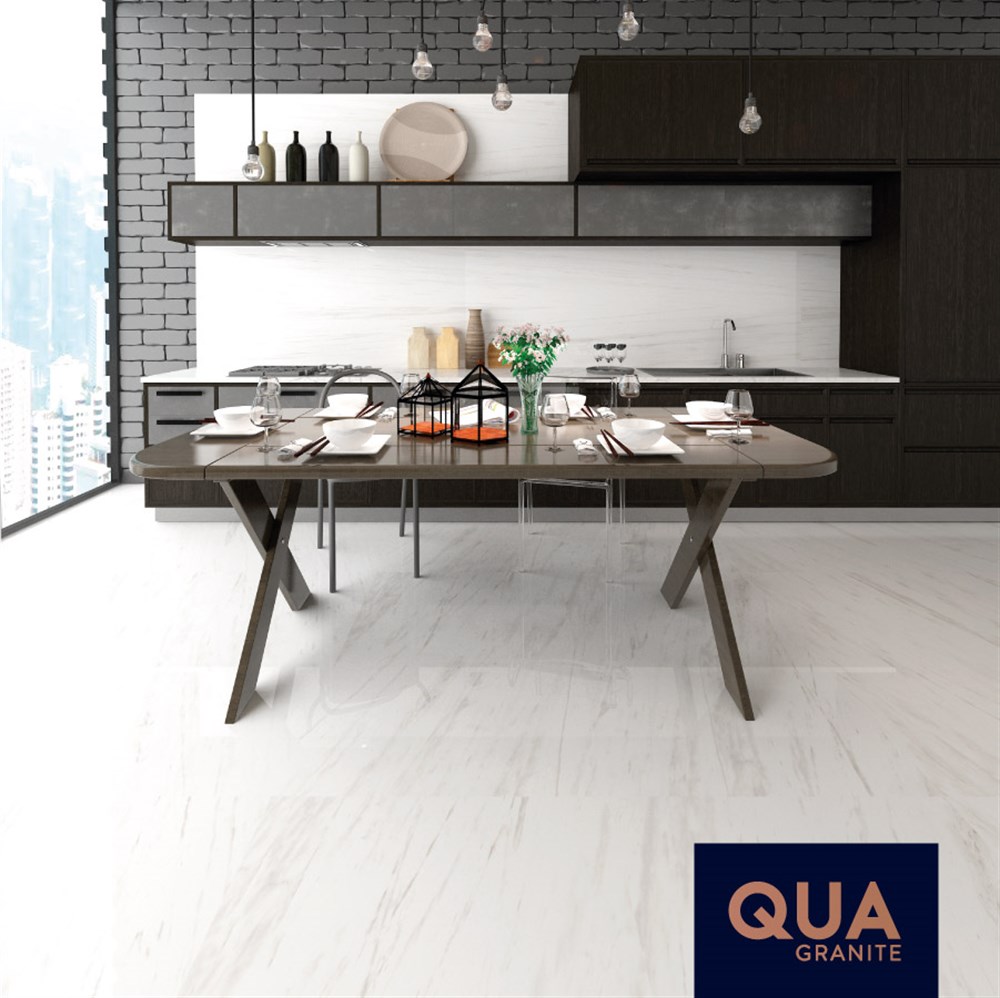 Qua 60x120 Bianco Dolomiti Yer ve Duvar Seramiği (1 kutu=1.44 m² fiyatı)