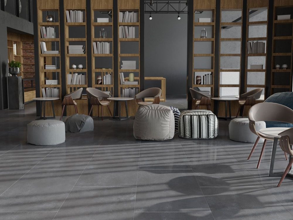 Qua 60x120 Luna Cool Grey Mat Rec Yer ve Duvar Seramiği 