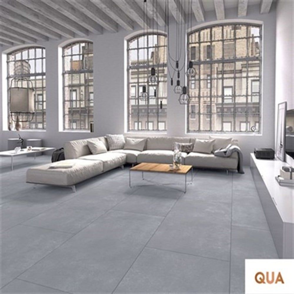 Qua 60x120 Luna Cool Grey Mat Rec Yer ve Duvar Seramiği 