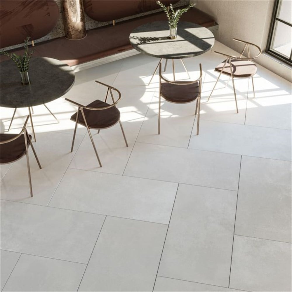 Qua 60x120 Luna Offwhite Mat Rec Yer ve Duvar Seramiği 