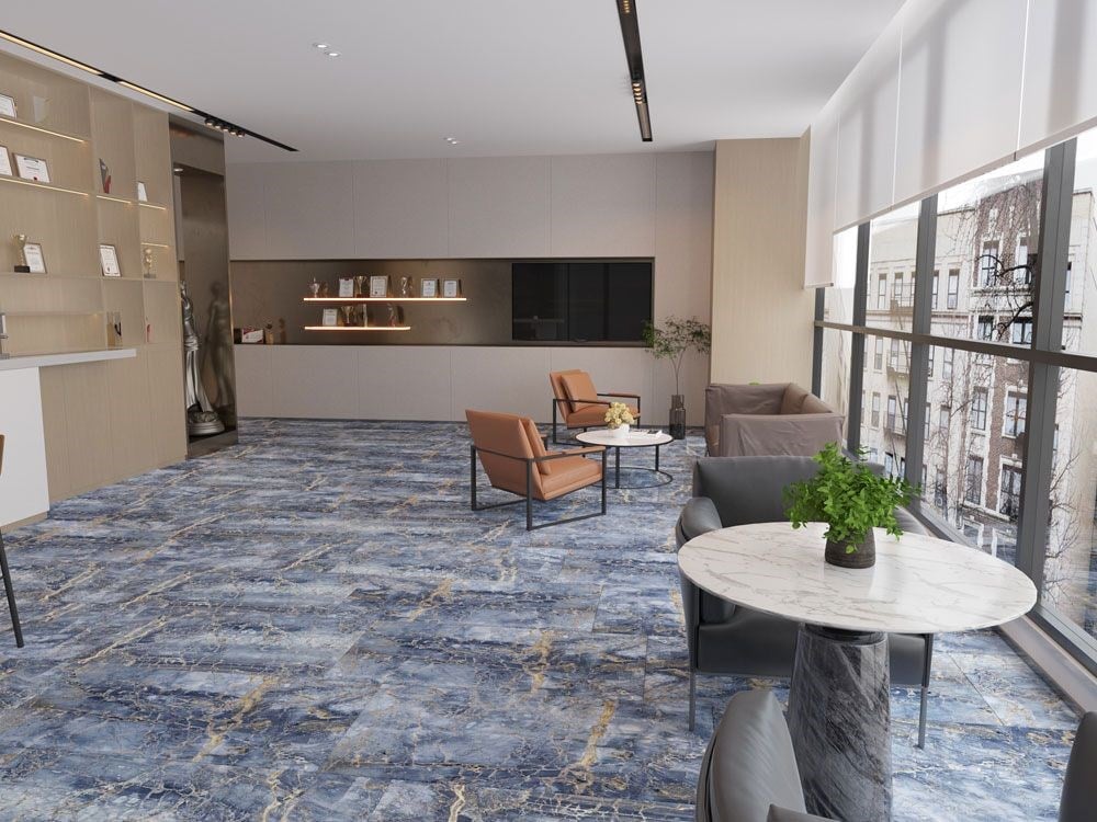 Qua 60x120 Notte Blue Yer Duvar Seramiği