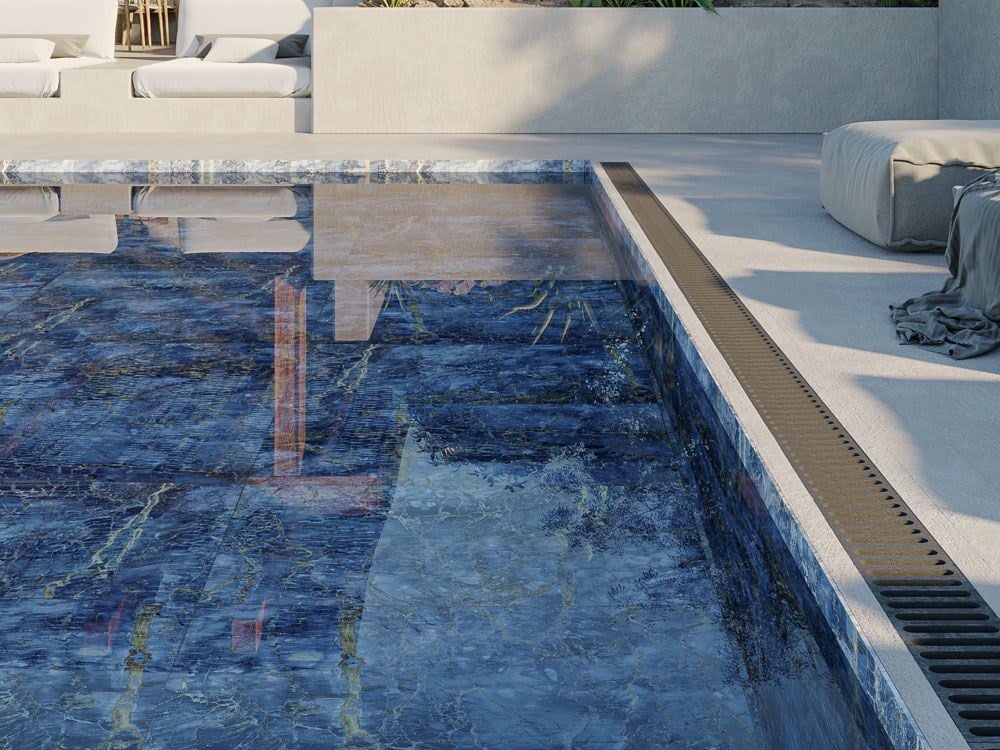 Qua 60x120 Notte Blue Yer Duvar Seramiği