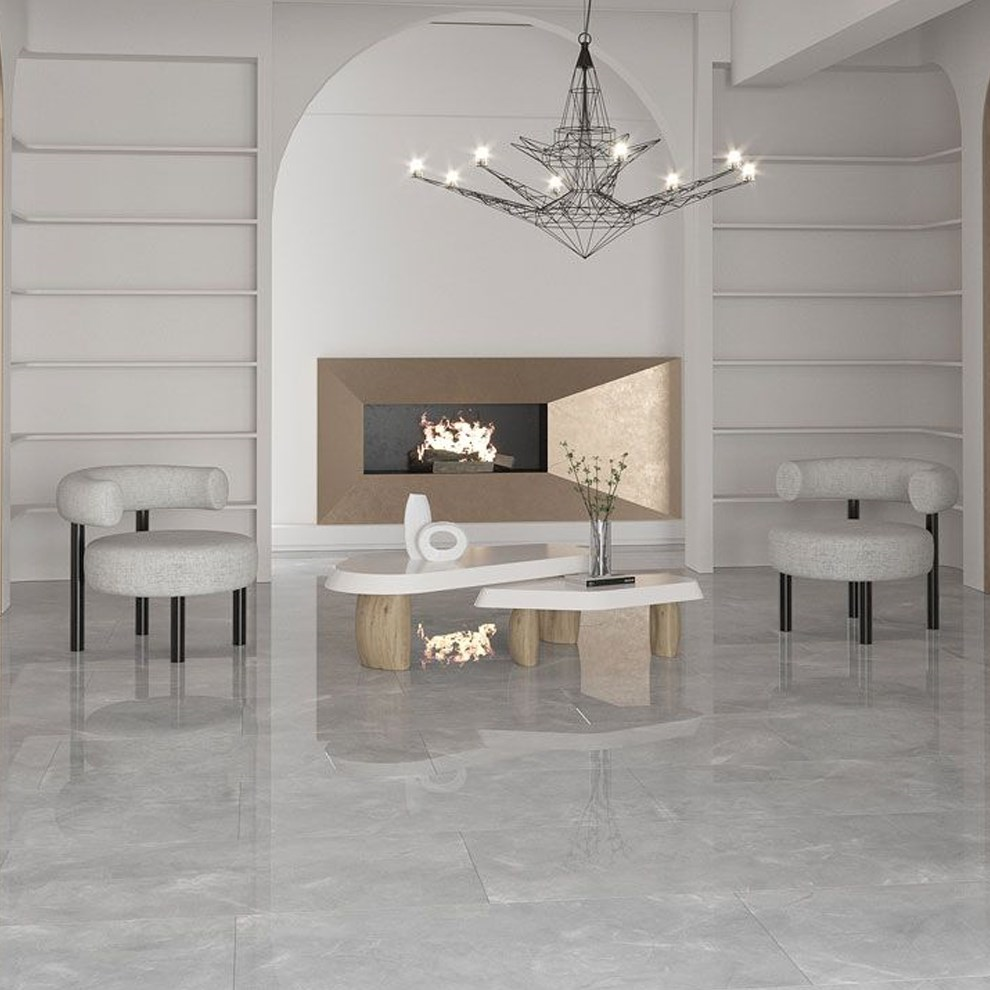 Qua 60x120 Pulpis Grey Full Lappato (Parlak)