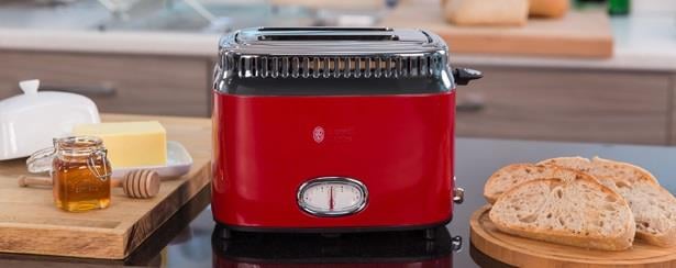 Russell Hobbs 21681-56 Kırmızı Ekmek Kızartma Makinesi