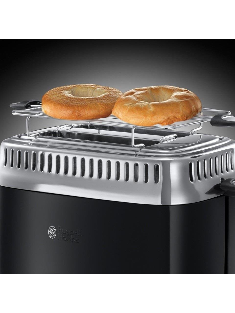 Russell Hobbs 21681-56/RH Retro Ekmek Kızartma Makinesi - Siyah