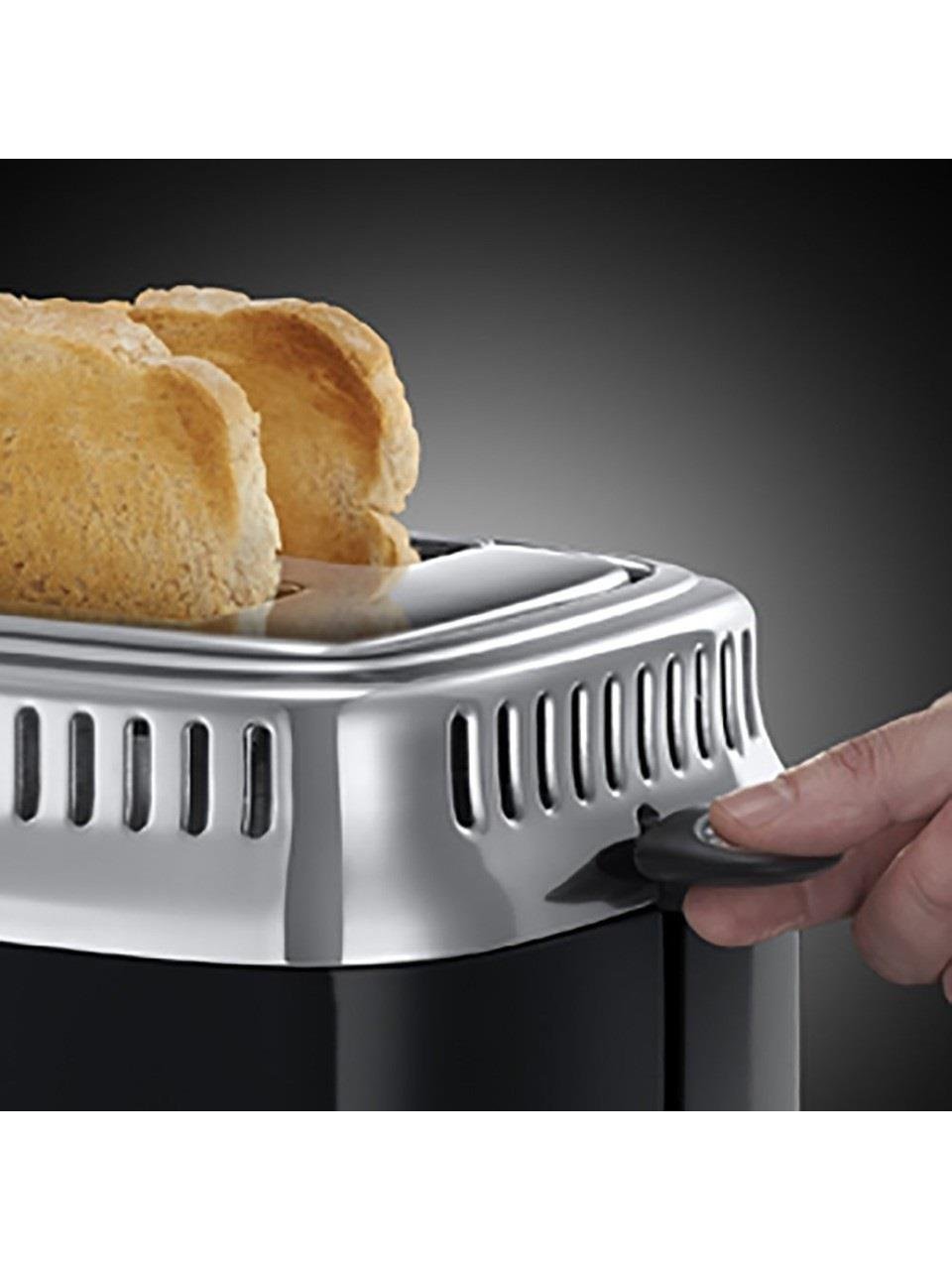 Russell Hobbs 21681-56/RH Retro Ekmek Kızartma Makinesi - Siyah