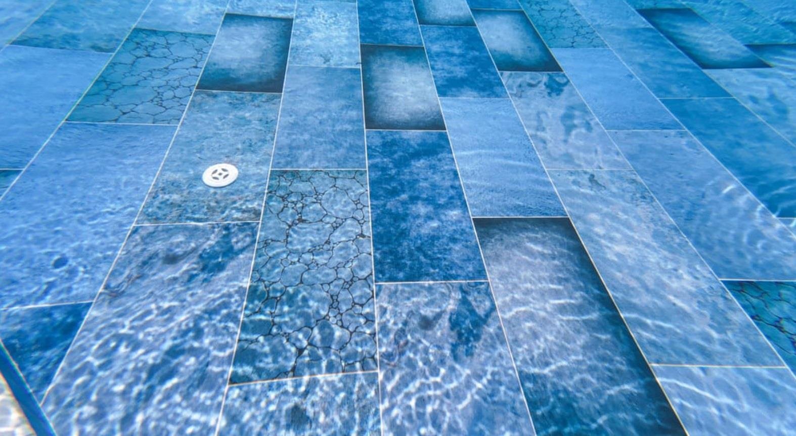 Serapool 33x66 Blue Bead Rec.