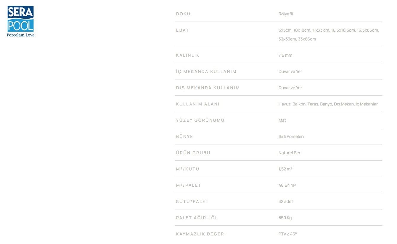 Serapool 33x66 Kaan Mix Rec.