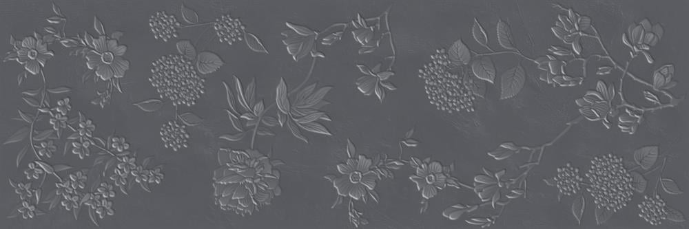 Villeroy & Boch 40x120 Jardin Gri Çiçek Dekor Mat Rec