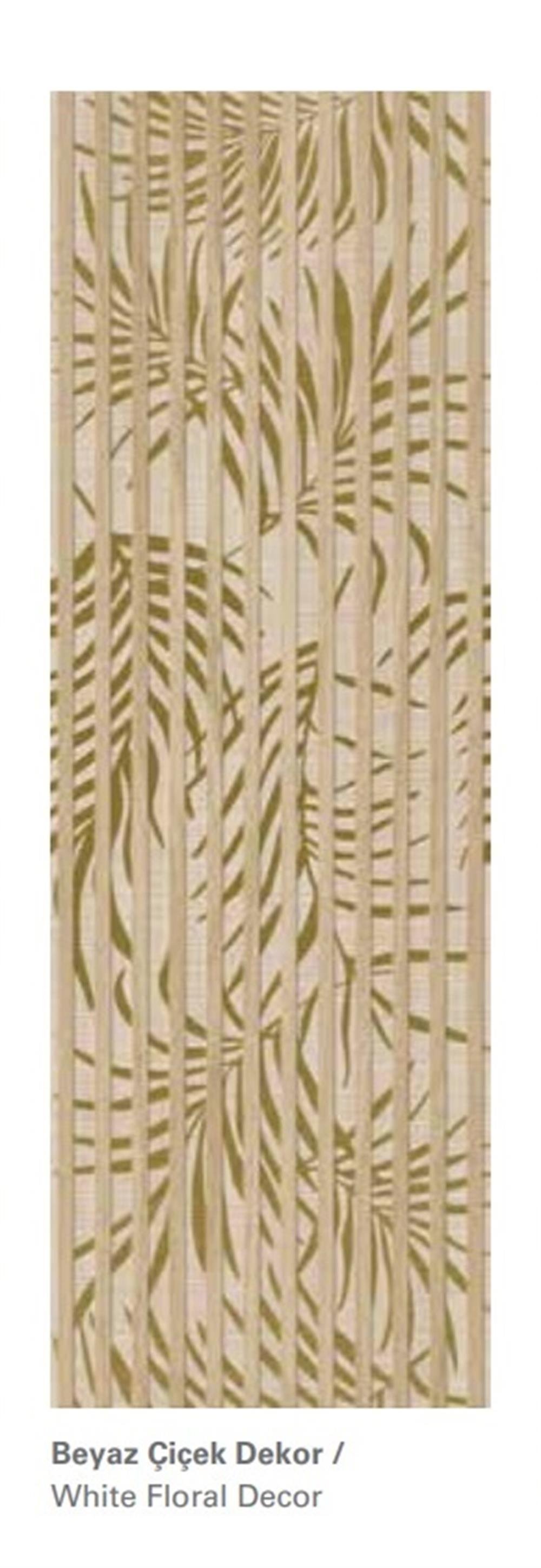 Villeroy & Boch 40x120 La Citta Beyaz Çiçek Dekor Mat Rec