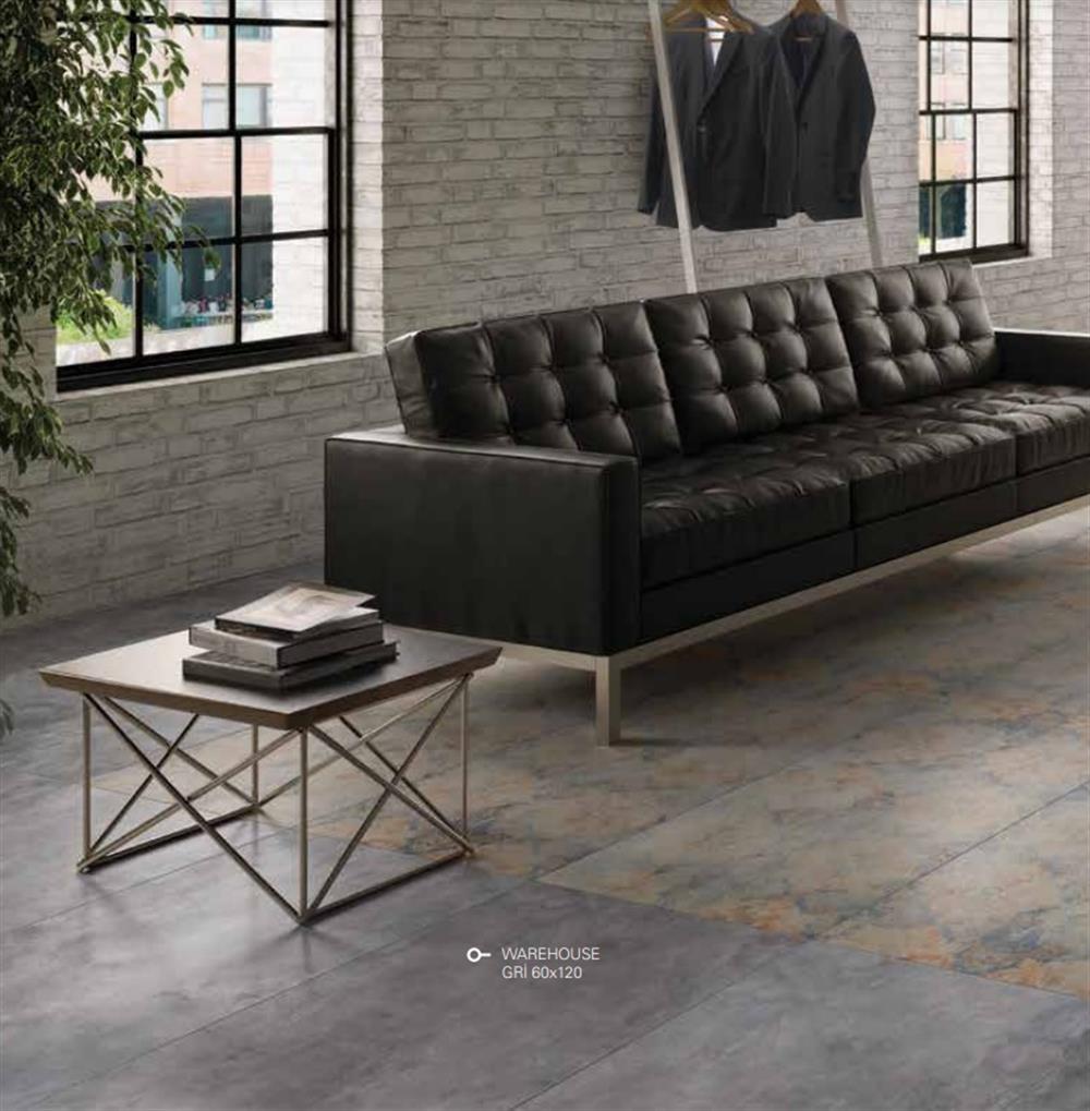 Villeroy & Boch 60x120 Warehouse Gri Multicolor Dekor Rek