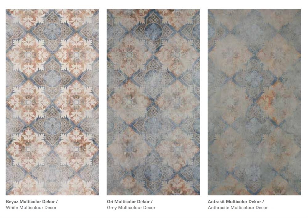 Villeroy & Boch 60x120 Warehouse Gri Multicolor Dekor Rek