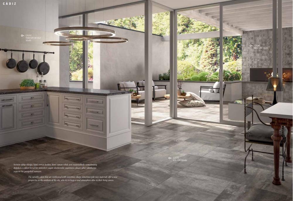 Villeroy & Boch 60x60 Cadiz Kül Gri