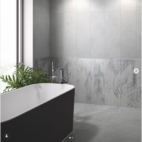 Villeroy&Boch 30X90 OMBRA BEYAZ CICEK DEK MAT REK 9MM Duvar Seramiği