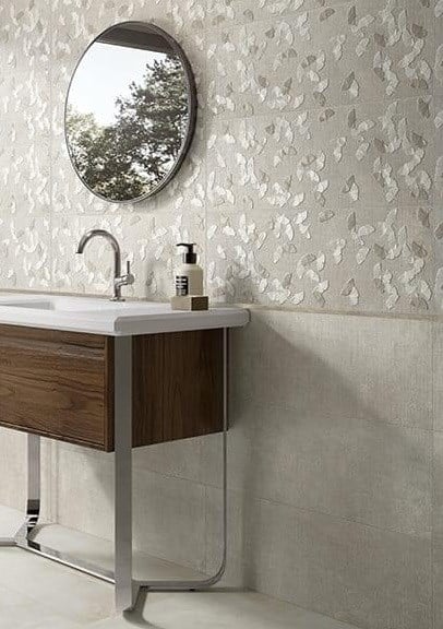 Villeroy&Boch 30X90 PARTERRE BEJ CICEK DEK MAT 7MM K1310OW110710 Duvar Seramiği