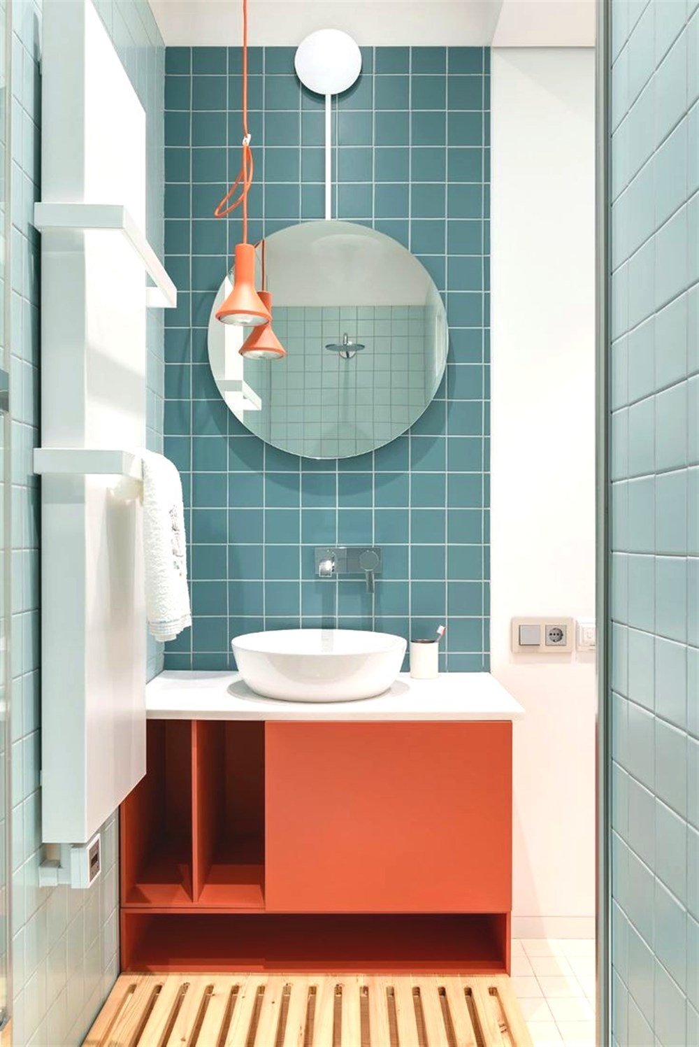 VitrA 10x10 Color RAL 2004030 Koyu Turkuaz Mozaik Parlak