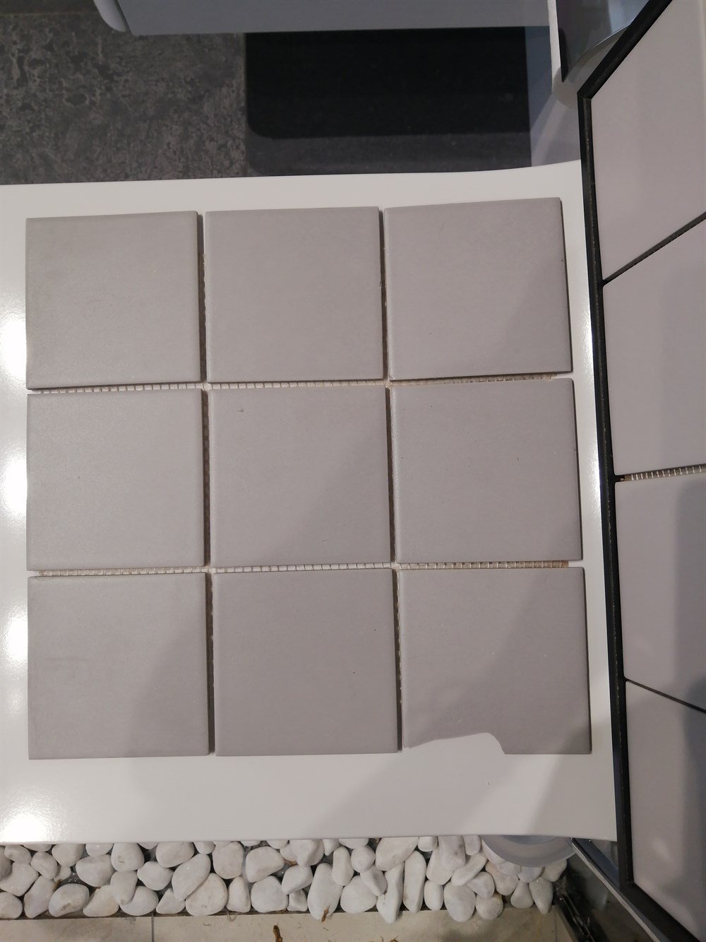 VitrA 10x10 Huurre Gri Mat Yer Duvar Seramiği