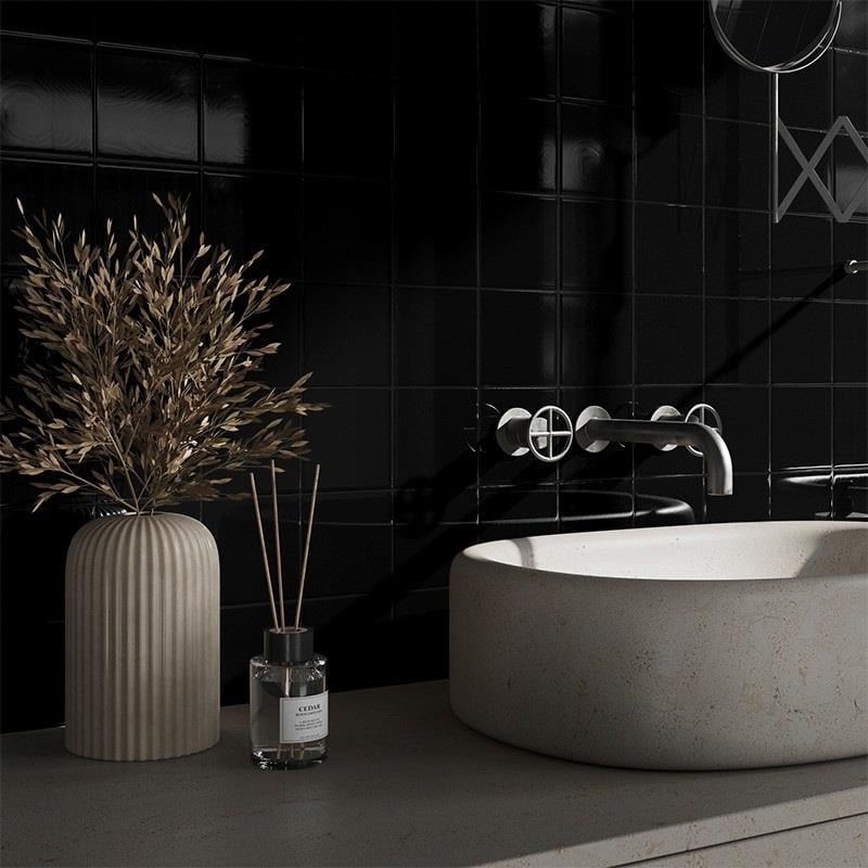 Vitra 10x10 Miniworx RAL 0001500 Siyah Mozaik Parlak (NF) K50535280001VTE0