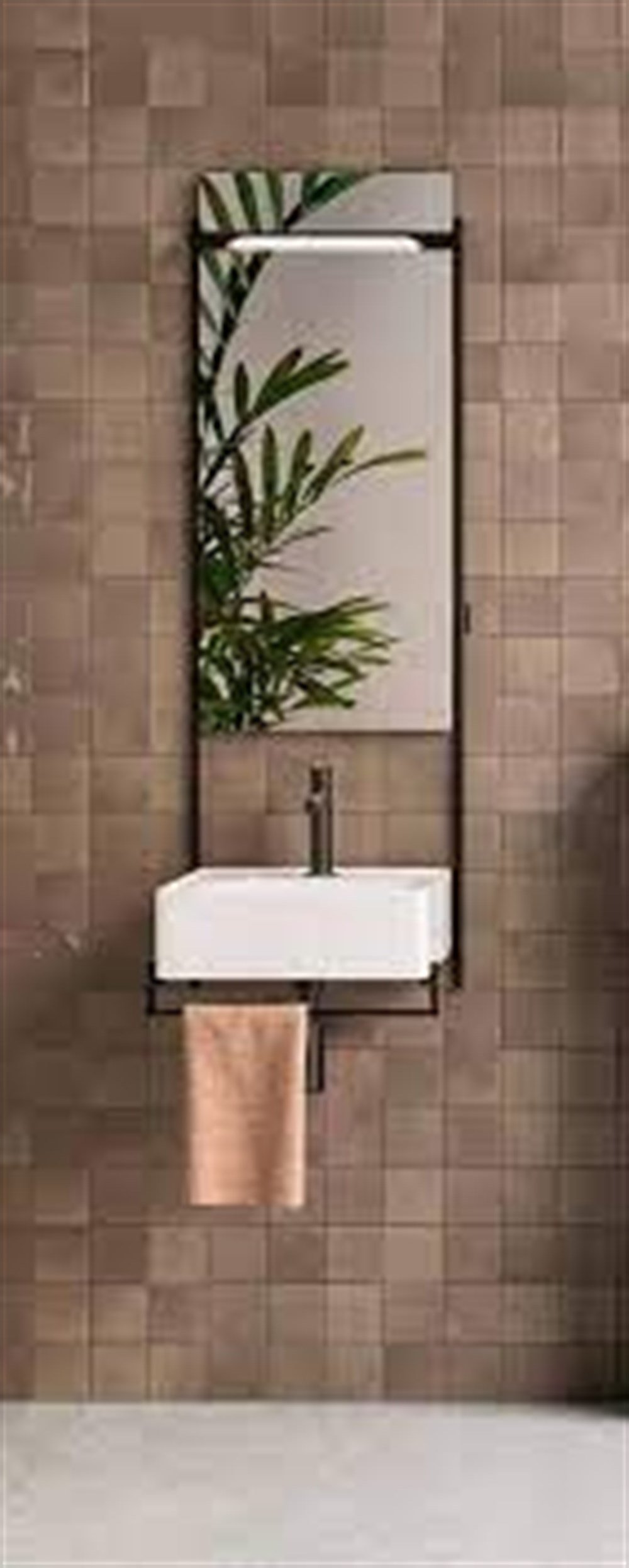 VitrA 10x10 Retromix Fon Kil Bej Parlak Yer ve Duvar Seramiği - K94992980001VTE0