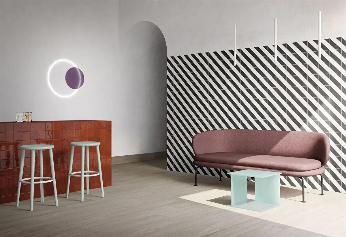 VitrA 10x10 Retromix Fon Lava Kırmızı Parlak Yer ve Duvar Seramiği - K94842580001VTE0