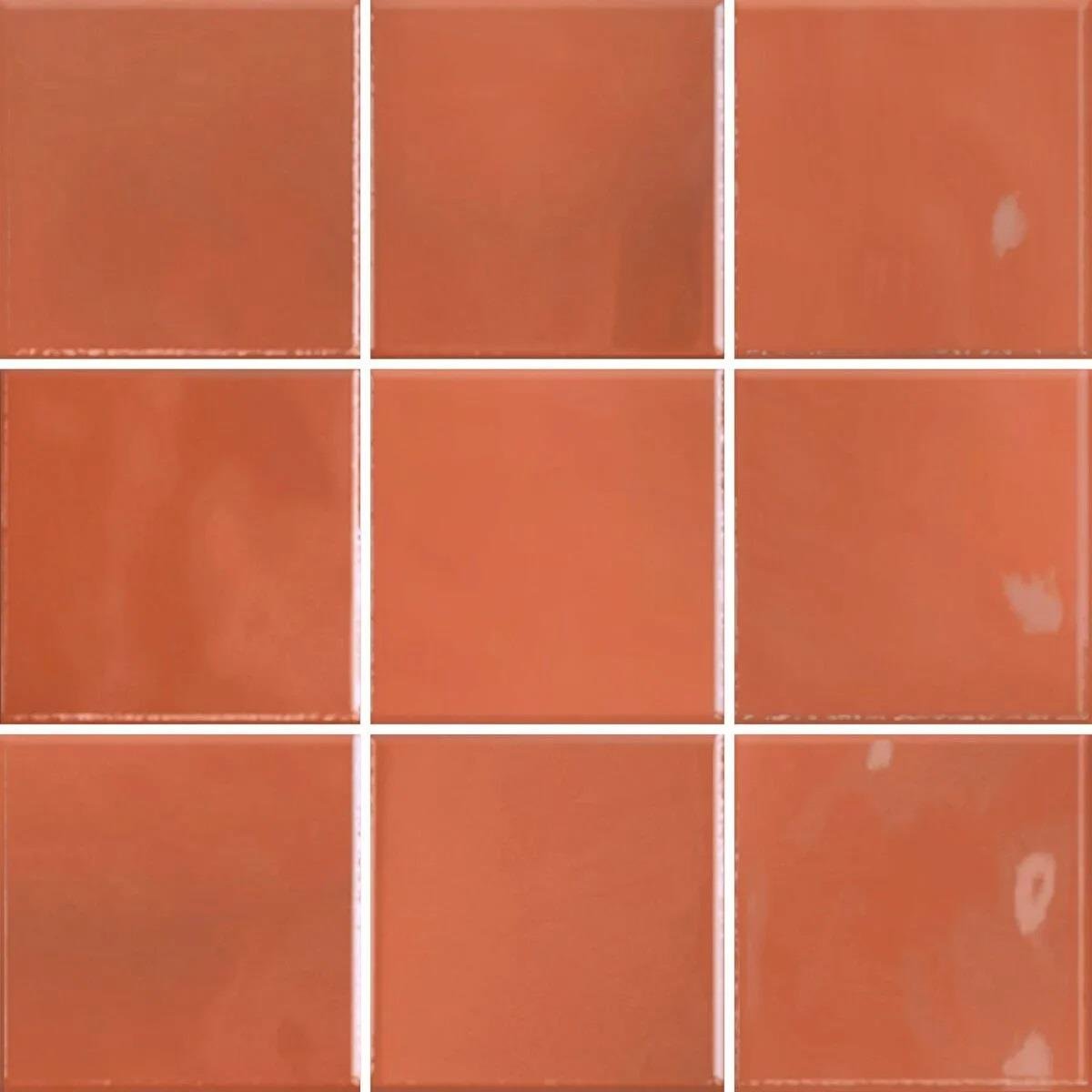 VitrA 10x10 Retromix Fon Terra Rossa Parlak Duvar Seramiği - K94993180001VTE0