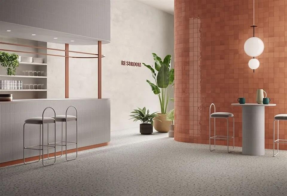 VitrA 10x10 Retromix Fon Terra Rossa Parlak Duvar Seramiği - K94993180001VTE0