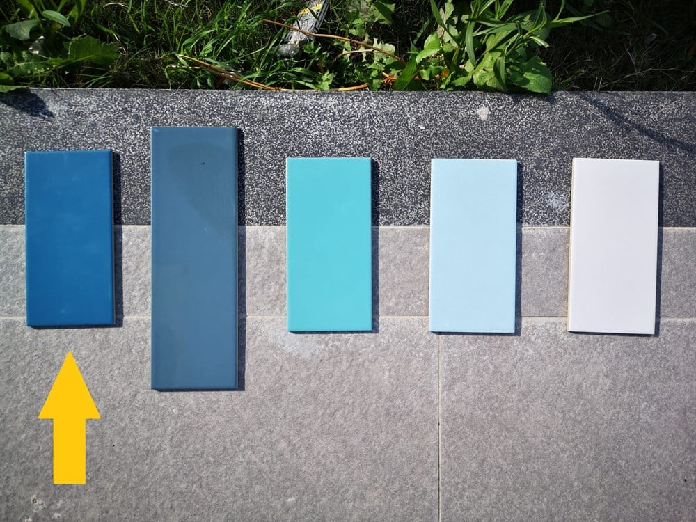 VitrA 10x20 Color RAL 2404020 Okyanus Mavi Mat