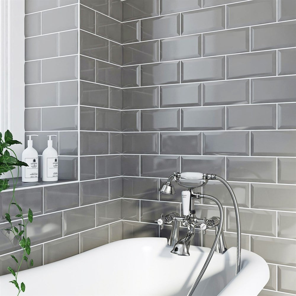 VitrA 10x20 Miniworx RAL 0005500 Koyu Gri Metro Parlak
