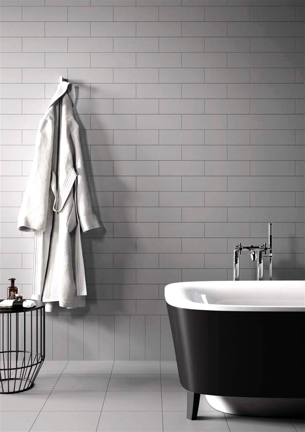 VitrA 10x30 Color RAL 7047 Açık Gri Mat