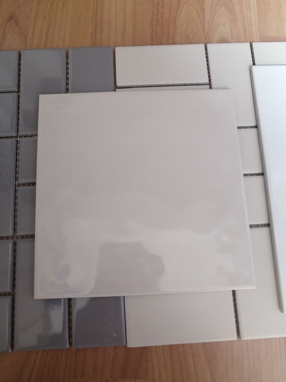VitrA 20x20 Miniworx Fon Ral 0958010 Açık Vizon Bumpy Parlak