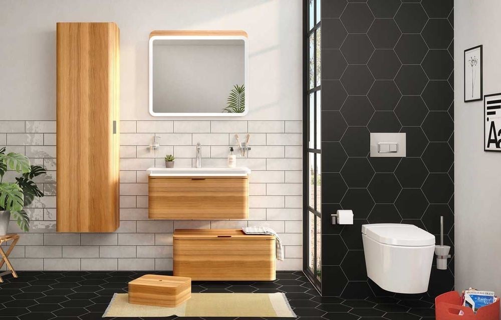 VitrA 21X24 Miniworx RAL 0001500 Siyah Hexagon Mat
