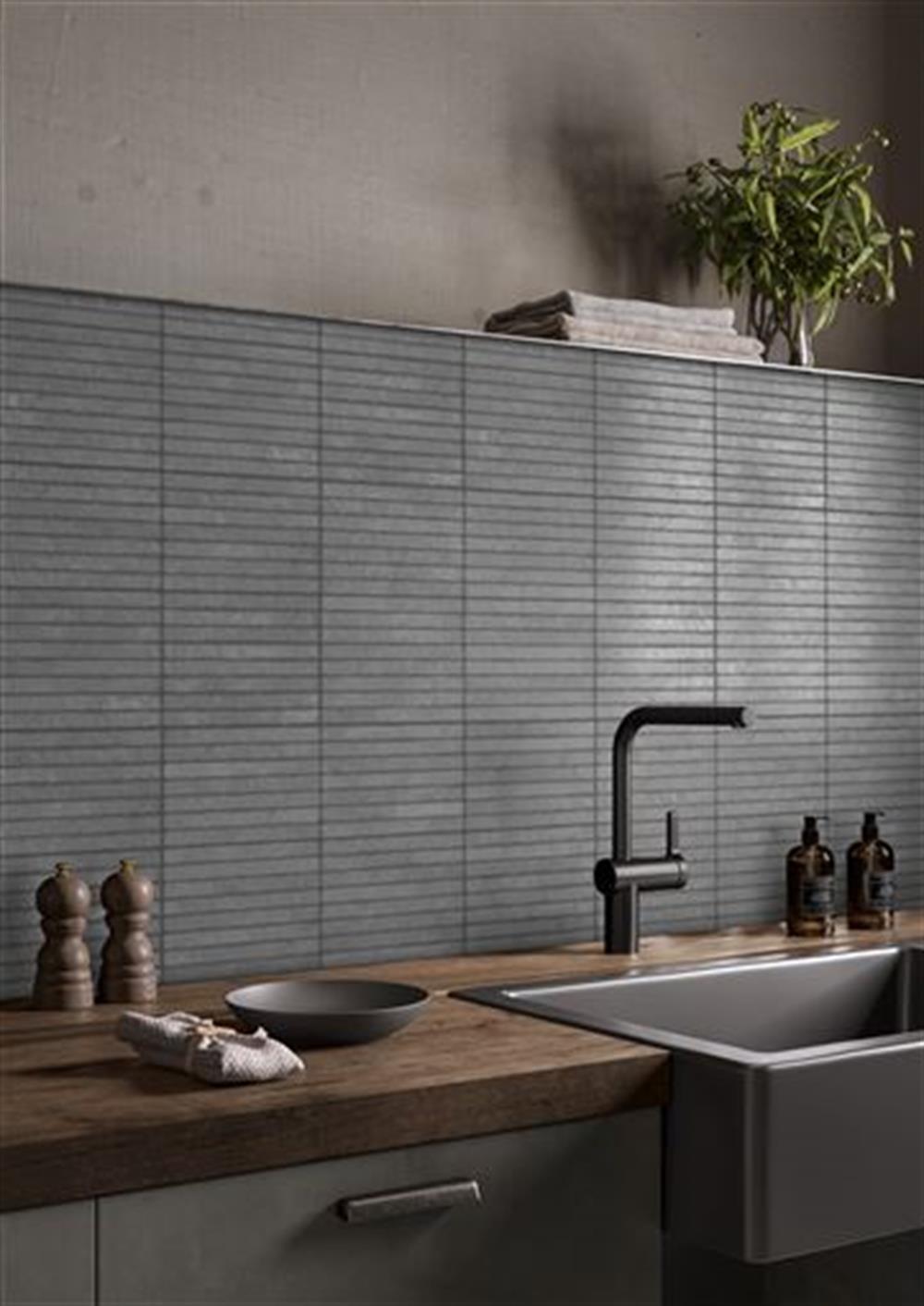 VitrA 30x60 Set6.0 Antrasit Kitkat Dekor Mat