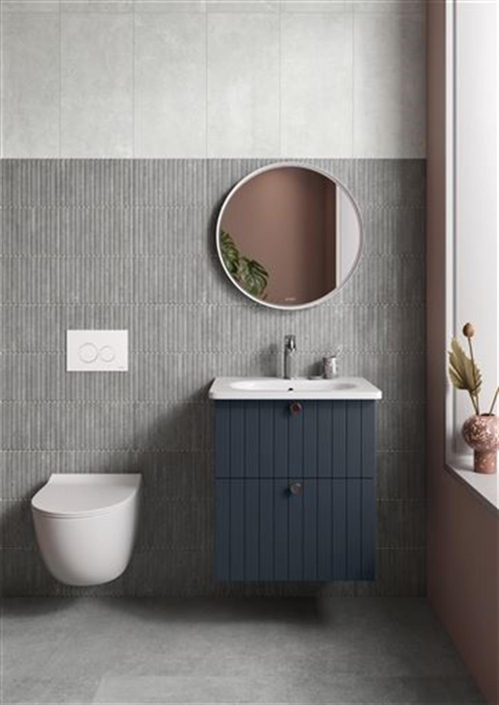 VitrA 30x60 Set6.0 Koyu Gri Kitkat Dekor Mat