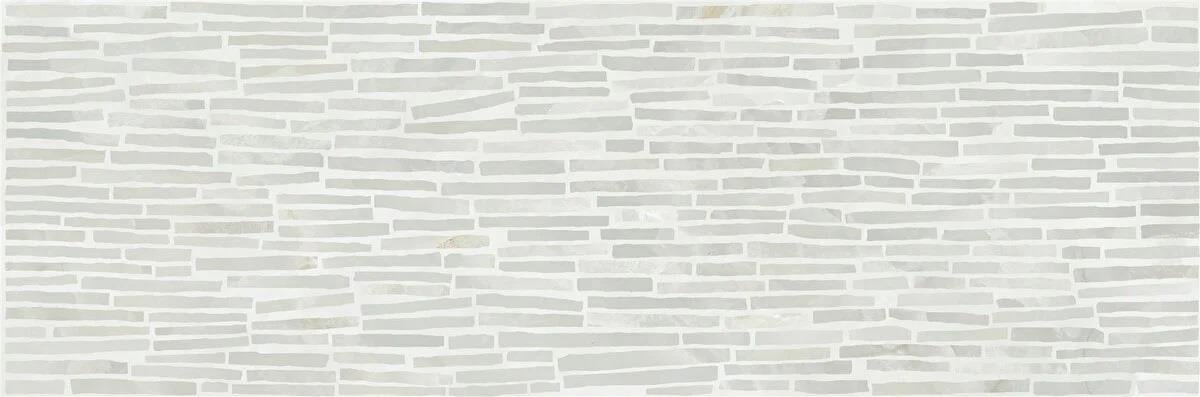 Vitra 30x90 Crystal Gri Dekor Parlak Duvar Seramiği