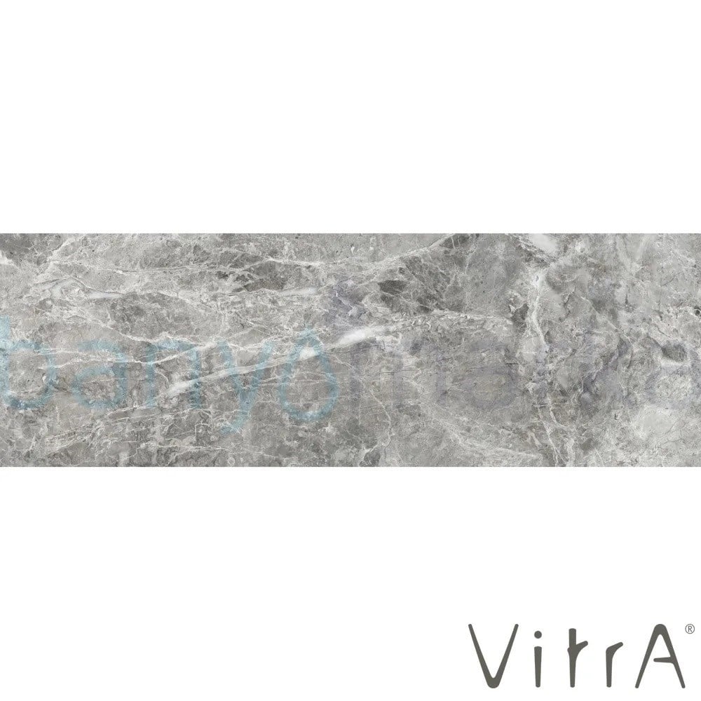 Vitra 30x90 Tundra Sky Gri Mat 8Rek Duvar Seramiği