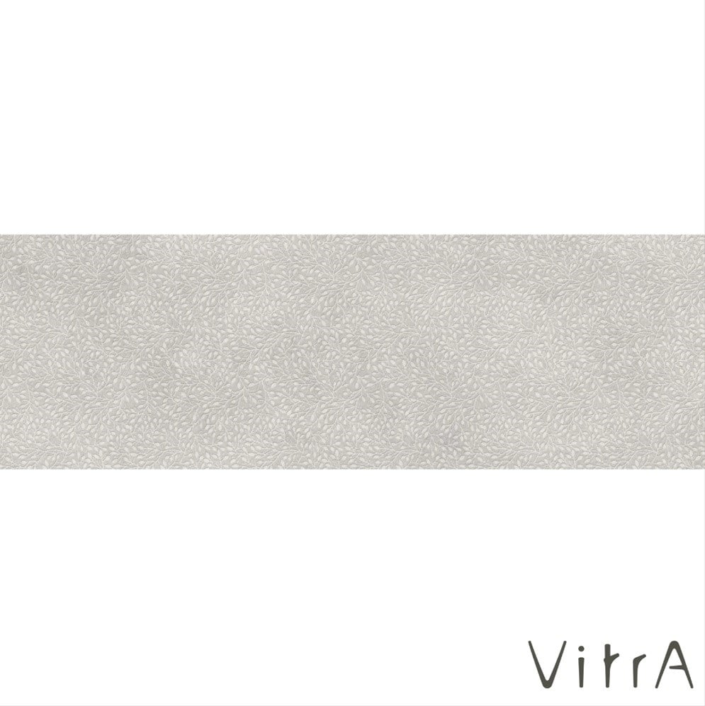 VitrA 30X90D Set7.0 Açık Gri Yaprak Dekor Mat 8R K953252R0001VTET Duvar Seramiği