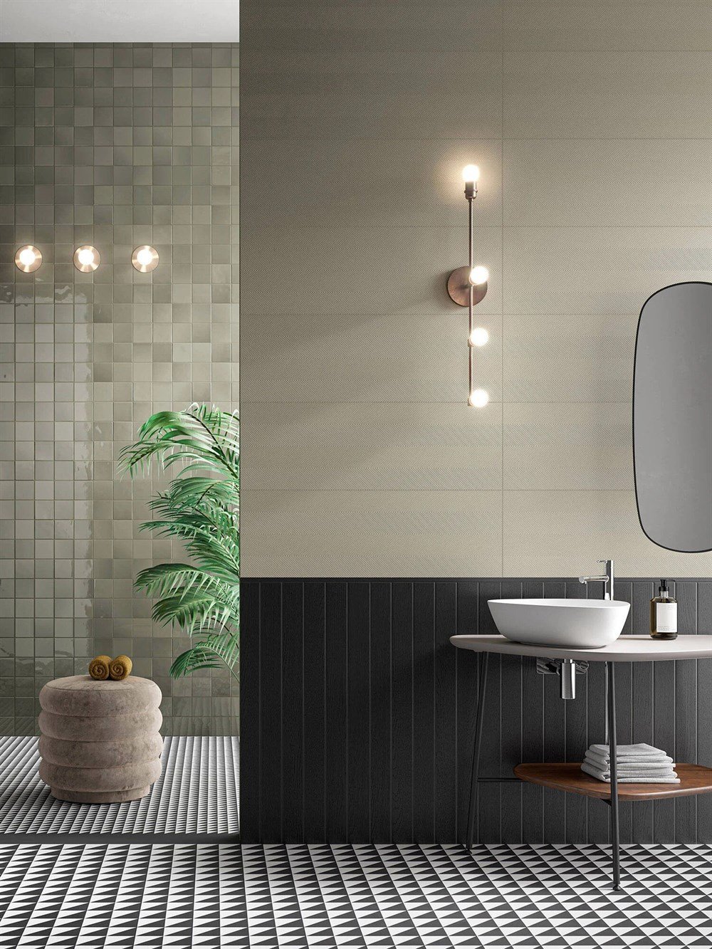 VitrA 45X90 Lambri Siyah Mat Rec K950130R