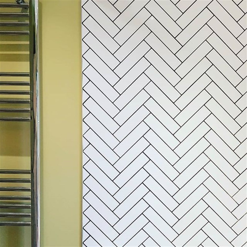 VitrA 5x20 Miniworx Balıksırtı Ral 9016 Beyaz Mat (0,88 m² fiyatı)