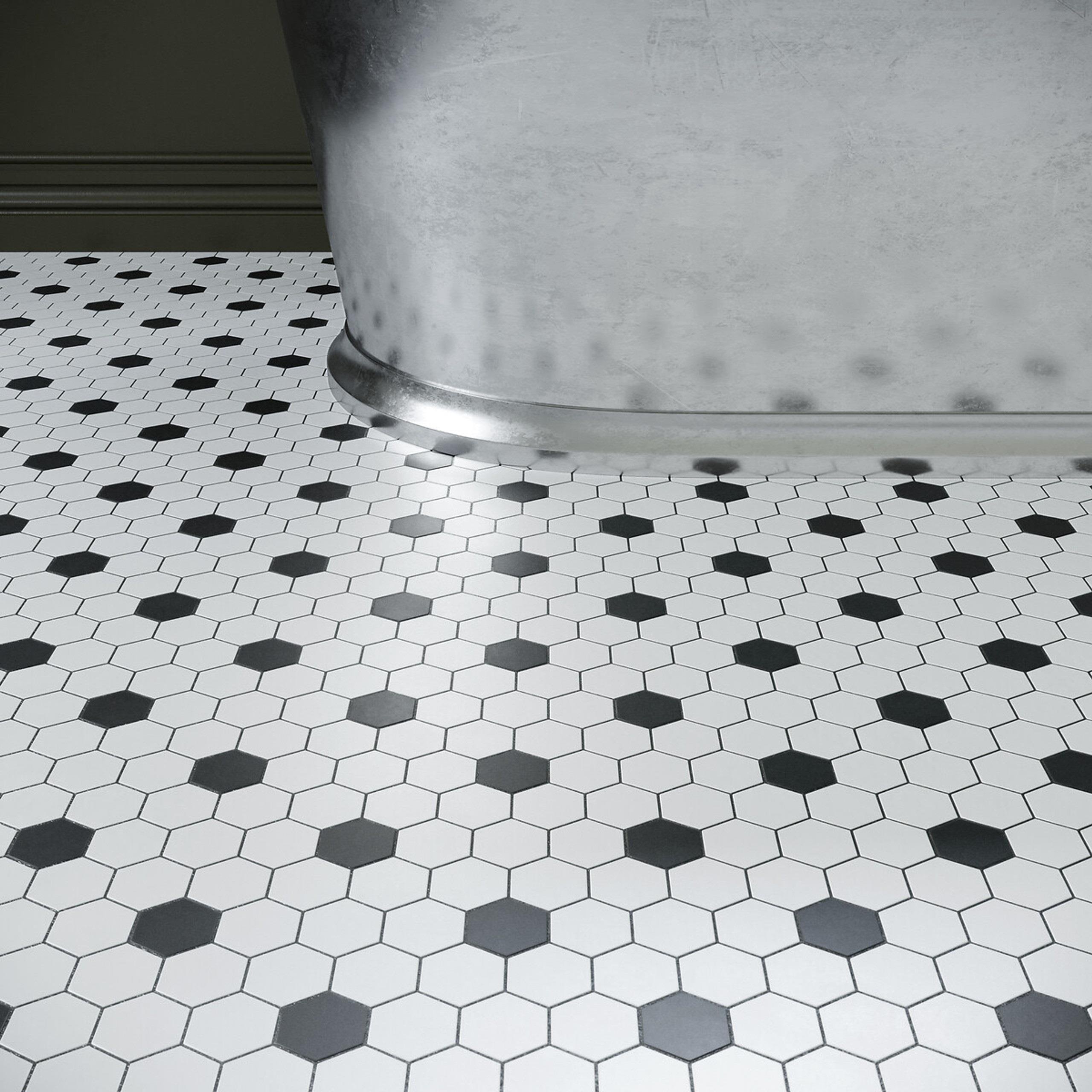 VitrA 8x9 Miniworx RAL 0001500 Siyah Hexagon Mat (NF) K53256480001VTE0