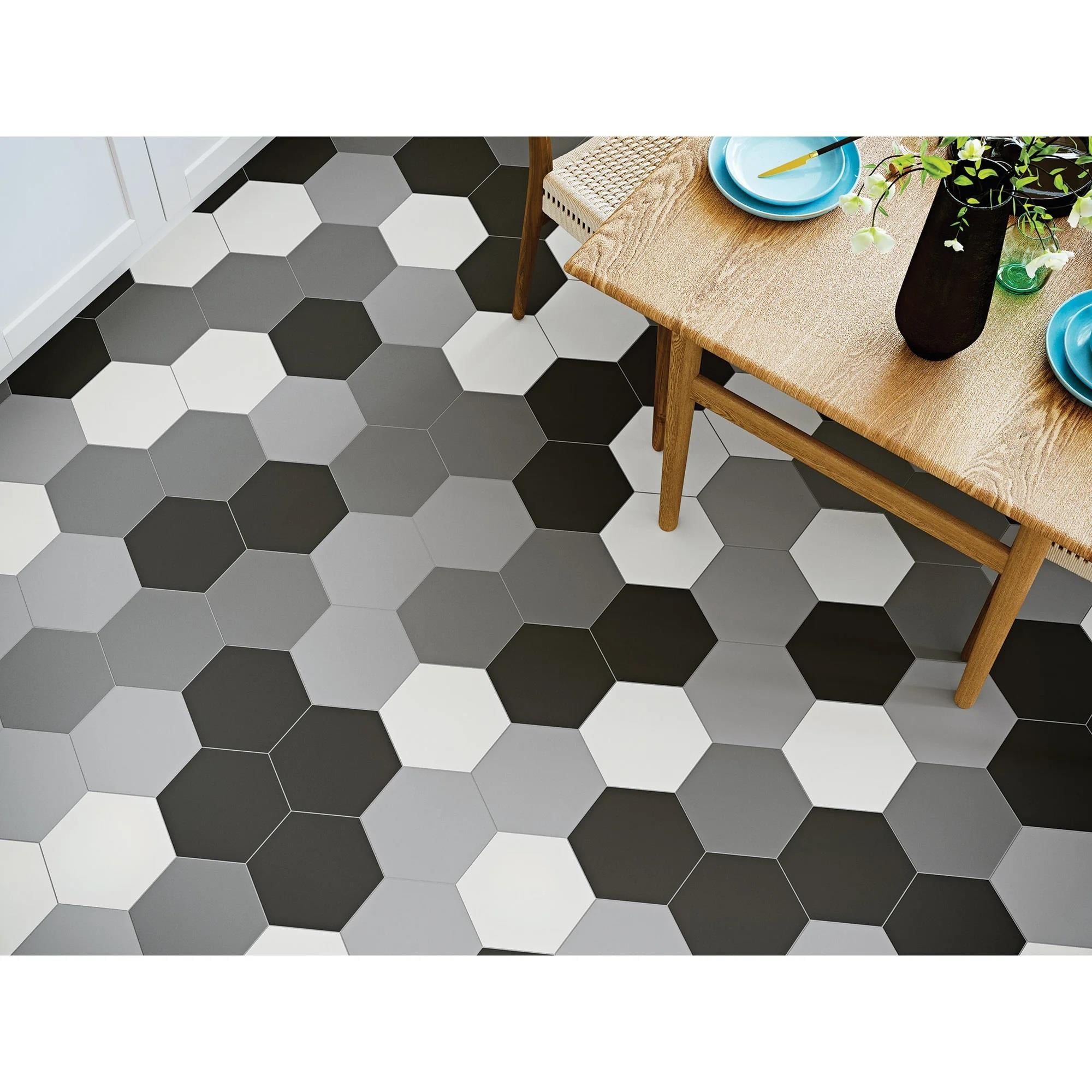 VitrA 8x9 Miniworx RAL 9016 Beyaz Hexagon Mat (NF) K53255380001VTE0