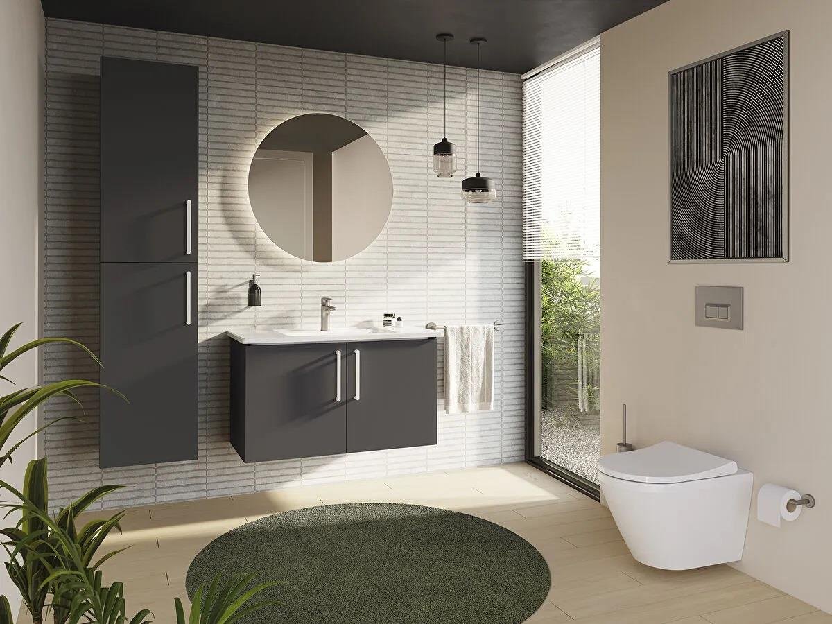 VitrA Integra Rim-ex Montaj Deliksiz Asma Klozet 54 Cm Beyaz 7041L003-0090