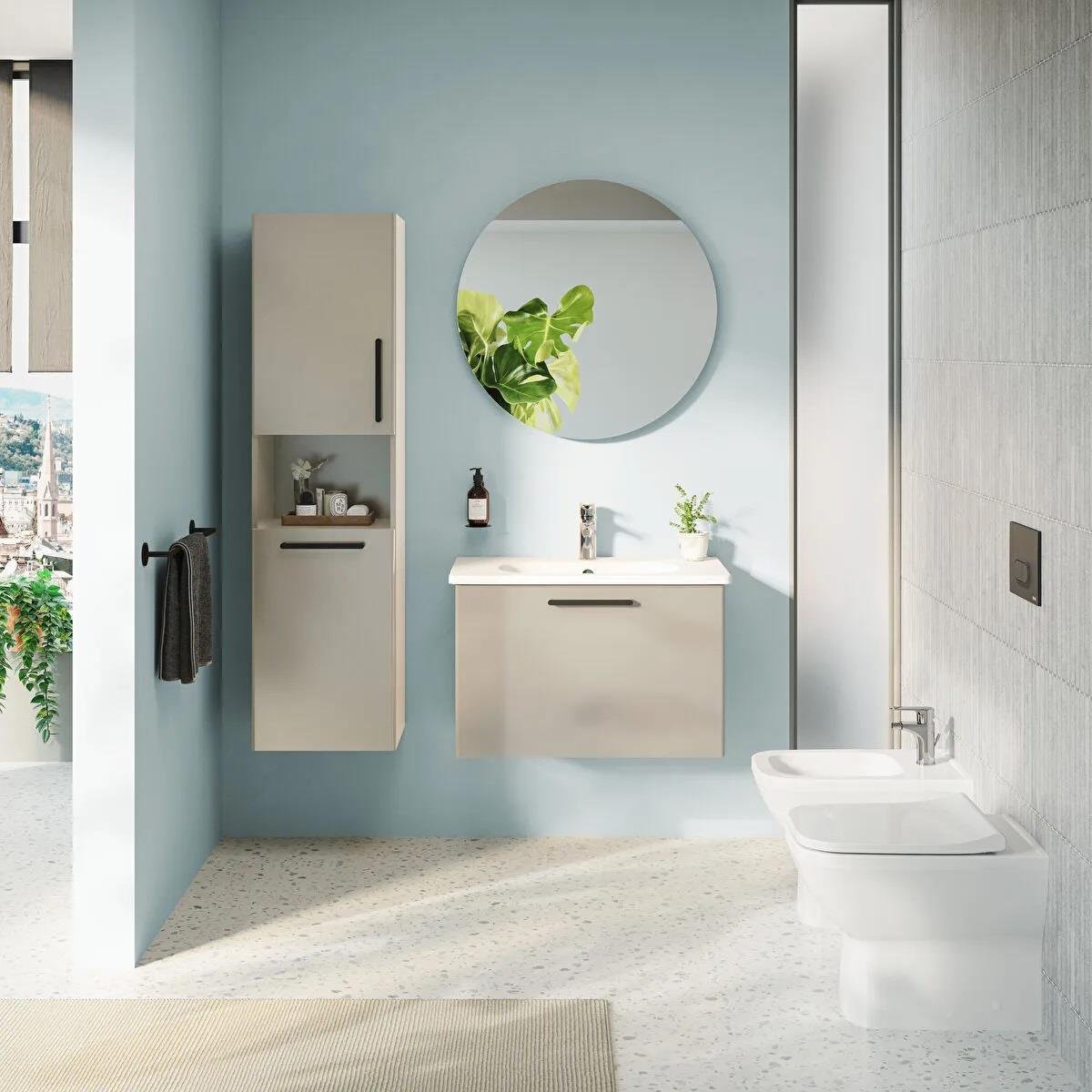 VitrA  Integra Square Klozet Kapağı Slim, Duroplast,Yavaş Kapanır,Beyaz 191-003-009