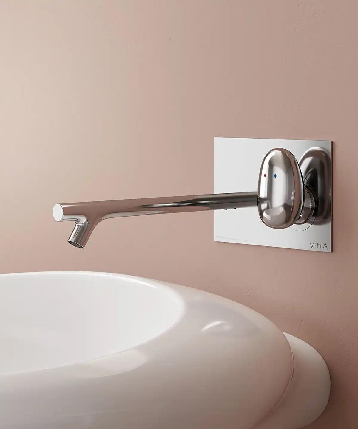 VitrA İstanbul Ankastre Lavabo Bataryası (uzun) (sıva üstü grubu) KromA42231