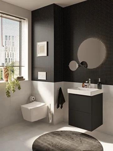 VitrA Metropole Asma Klozet Gizli Montajlı, Kompakt, 49 cm Taharet Borulu,  Beyaz 5671B003-0559