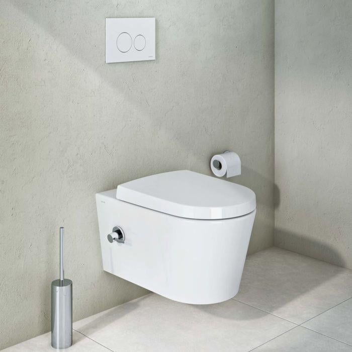 VitrA Nest Asma Klozet Rim-ex, Gizli Montajlı, 57 cm, Entegre Musluklu, Beyaz  5176B003-1684